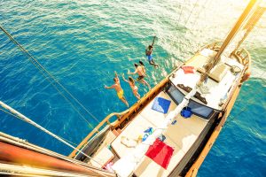 feste in barca lago di Garda
